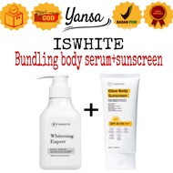 ISWHITE 2PC Body Serum + Body Sunscreen SPF 45 PA+++