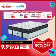 NeckPro Ariem 16 Inches | Talalay Latex + Pocket Spring Mattress (Olympus Series) (10 Years Warranty