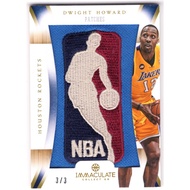 Warcraft Dwight Howard (Tail Number) Very Low 3 Pieces Small National Treasure Immaculate Logoman Je