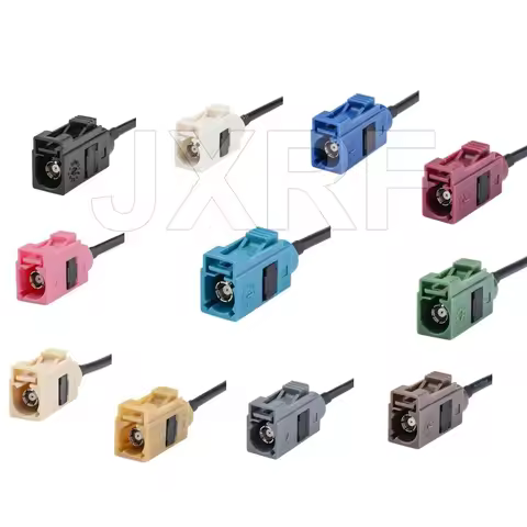 Car Radio Antenna Connector Cable Fakra to Fakra A B C D E F G H I K Z Type for FM GSM GPS RF Commun