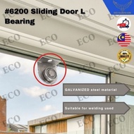 Heavy Duty L Bracket Sliding Door Bearing Roller L Bearing Gantung 6200 L Bearing Welding