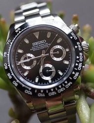 【訂制】seiko mod  搭載精工seiko VK63石英機芯  熊貓計時碼錶  40mm 藍寶石玻璃 附送精美錶盒