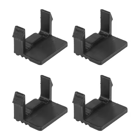 4pcs Car License Plate Holder Clips Suitable Black Plastic For Thule EuroWay EasyFold VeloCompact Ca