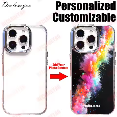 Personalized DIY Name Photo Custom Plating Soft Case For VIVO iQOO 7 Neo 5 Z7 Pro S17E T2 V21E V20 V
