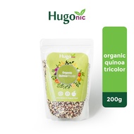 Hugonic Bolivia 100% Organic Quinoa Rice Tri Colour Halal CERES Certified 有机红白黑三色藜麥米 (200g/500g/1kg)