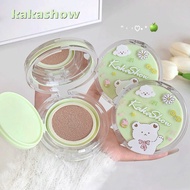 KAKASHOW Cute Bear Air Cushion Cream With Replacement Core - Moisturizing Lightweight Full Coverage 