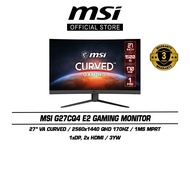MSI G27CQ4 E2 Gaming Monitor (27"/QHD/Curved/VA/170Hz)