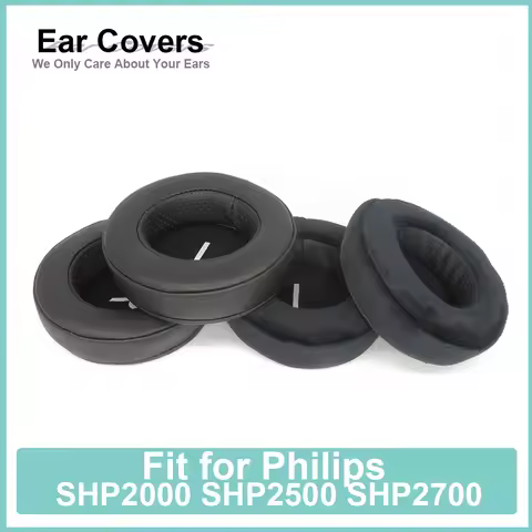 Earpads For Philips SHP2000 SHP2500 SHP2700 Headphone Earcushions Protein Velour Pads Memory Foam Ea