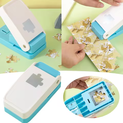 Puzzle Punch Mini Puzzle Maker Portable Puzzle Pieces Puching Machine for Personalized Jigsaw Puzzle