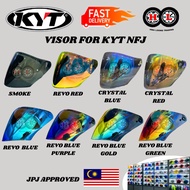 VISOR KYT NFJ KYT TTR JET ( VISOR SIANG & MALAM KYT NFJ TTR JET BRAND AKILA ORIGINAL )