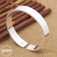 Simple Silver Bracelet S999Pure Silver Bracelet Jewelry Glossy Bracelet Fashionable Silver Bracelet 