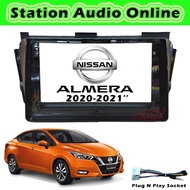 Android Player Casing 9 inch Nissan Almera 2020-2021 (with Socket Nissan &amp; Antenna Join) HD1334V