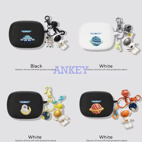 for Anker SoundCore A20i A3i P3i Note 3i Dot 3i Silicone Case Star Cute Earbuds Protective Headphone