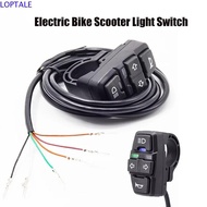 POMAT Electric Bike Light Switch, Headlight Turn Light DK336 Signal Light, Scooter Accessories Ebike