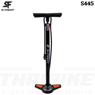 สูบจักรยานตั้งพื้น S-FIGHT รุ่น S445 อัดได้ถึง 160 PSI