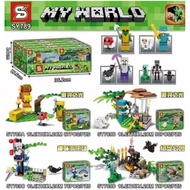 Lego MineCraft My World SY-789 Lifestyle Set Beautiful Work Fun With Rainbow By C
