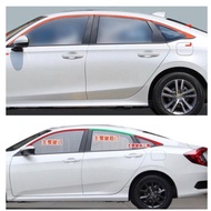 Civic FC / Civic FE Tingkap Pelekat Window Trim Windows Sticker Window Sticker