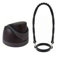 2PCS Upgraded Reusable Replacement Cup Lid Set, Including One Cup Lid, One Cup Strap, One Click Cup 