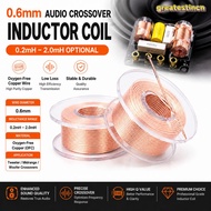 GREAT Speaker Crossover Inductor Coil, Copper 0.6mm Audio Inductor Coil, 0.2mh-2.0mh Inductor Coil