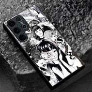 junjiito horror 02 design Phone Case Glass for Samsung Galaxy S20 S21 S22 S23 S24 S25 Ultra Plus S23