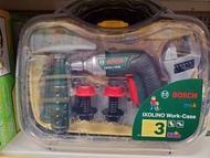 Bosch mini work case 玩具電鑽連工程玩具套裝