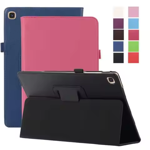 For Samsung Galaxy Tab A7 Lite Case 8.7 T220 Two-fold Stand Tablet Cases with Pencil Holder For Gala