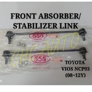 1PAIR STABILIZER LINK/ABSORBER LINK FRONT TOYOTA VIOS NCP93(208-2012Y) 48820-53020