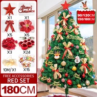 Extra Thick Christmas Tree 3/4/5/6ft Christmas Tree with Ornaments for Christmas Decoration 2025