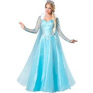 Halloween Princess Dress Adult Costume Frozen Elsa Elsa Elsa Princess Dress Cosplay Makeup Dance