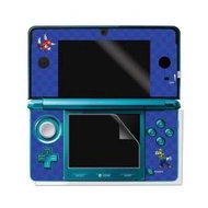 【我家遊樂器】庫存商品(需確認再下單) 3DS-原裝進口超級瑪莉歐主機保護貼(任天堂)藍色 3DS-080