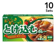 【10入組】S&B美味濃郁融入咖哩 中辣 140g