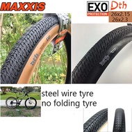 Maxxis DTH Retro Yellow Edge Bicycle Tire 26 26*2.3/2.15 Bmx Street Bike Tires Fixed Gear Trialstyres Biketrial Ultralight Dth Fgfs No Folding Tire