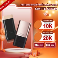 MATTE STICK FOUNDATION Tone Lifting Concealer - ASUKA MATTE 2-Headed FOUNDATION STICK Waterproof, Mo