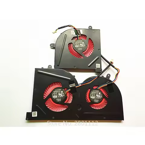 CPU GPU Cooling fan for MSI GS63 GS63VR 6RF 6RF-001US 7RF 7RF-212UK GS73 GS73VR 6RF 7RF 7RG MS-16K2 
