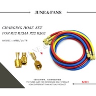Charging Hose Set R22 R134a R12 R502 R404 Air Cond Refrigerant  Hose GAS METER HOSE