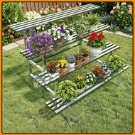 Rak Bunga Outdoor Stainless Steel Flower Rack Stand Rak Bunga Bertingkat Outdoor Rak Pasu Bunga Outd