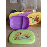 Calista lunch box with 2 compartments l plastic lunch box with 2 compartments l rice container l lun