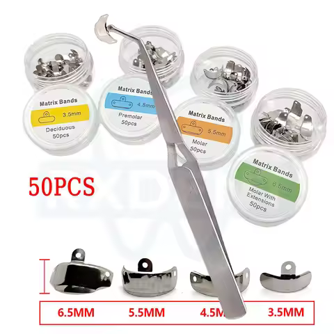 Dental Matrix Holder Clamp 15Cm Sectional Matrix Forceps for Dental Restoration Dentist Tweezer Tool