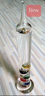 NEW 【Galileo】 Liquid Thermometer (28cm)/ 全新【伽利略】液體溫度計 (28cm)