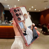 1pc Customizable Anti-Fall Anti-Shock High-Definition Photo DIY Design Silicone Lens Protection Phon