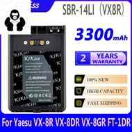 Brand new KiKiss Powerful SBR-14LI (VX8R) 3300mAh For Yaesu VX-8R VX-8DR VX-8GR FT-1DR FT1XD FT-2DR 
