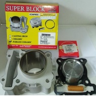 Y15ZR / Y15 BRT RACING CERAMIC BLOCK + FORDEG PISTON { 62MM / 65MM )