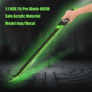 80Cm Valorant Lightsaber 1:1 RGX 11Z Pro Blade Uncut Cosplay Bali Song Japanese Samurai Large Toy