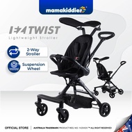 [DISPLAY UNIT] EZ Twist Stroller Black Color Foldable Stroller Bayi Magic Stroller 2 Way