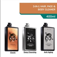 200ml/400ml BAD LAB Caveman Cleaner 3-in-1 Hair, Face & Body Cleaner (Classic/ Deep Cleansing/ Anti-