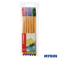 Stabilo Fineliner Point 88 886 (6's/0.4mm)