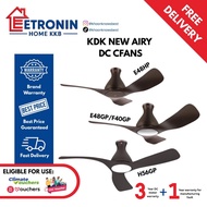 *Climate Voucher Eligible KDK H56GP | E48GP | F40GP | W56WV 56", 48", 40" DC Ceiling Fan w/ Remote &