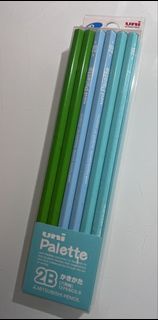 全新三菱Uni Palette 2B 六角形鉛筆12支 New Pencil