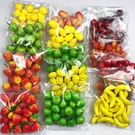 Simulation Small Vegetable Fruit Model Mini Vegetable Supermarket Children Enlightenment Teaching Ai
