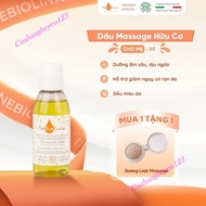(Mirror Comb Gift) NeBiolina Organic Massage Oil Bottle 100ml - Specially designed to care for HM's 